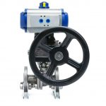 The pneumatic explosion-proof ball valve