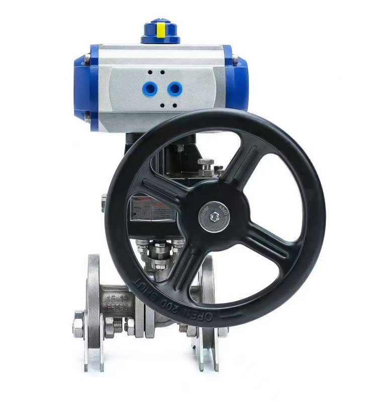 The pneumatic explosion-proof ball valve